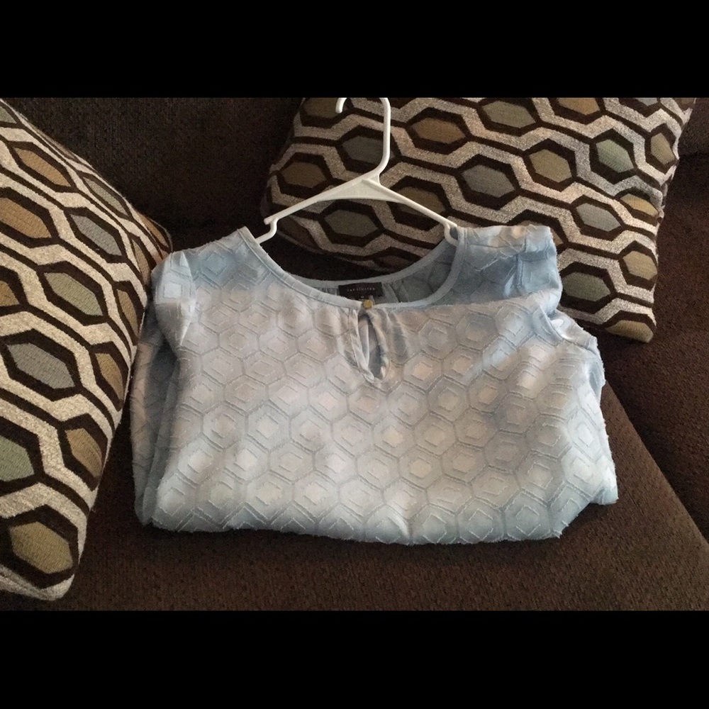 The Limited - Light blue blouse 100% polyester